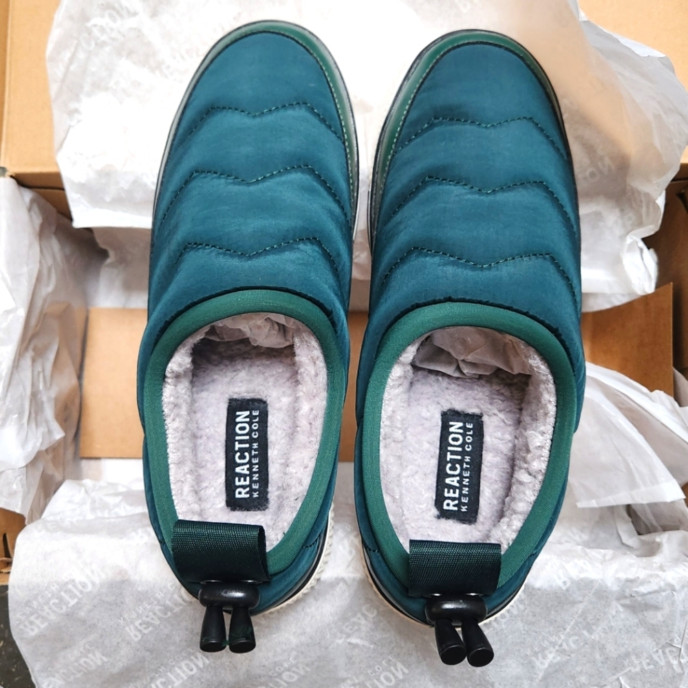 Kenneth Cole Reaction Faux fur lines sneakers NIB